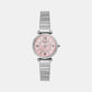 Female Pink Analog Stainless Steel Watch ES5189