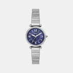 Fossil Round Blue Analog watch