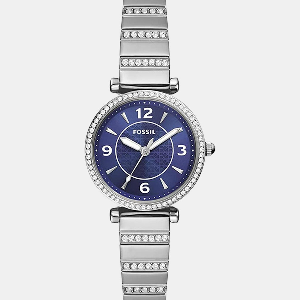 Fossil Women Round Blue watch