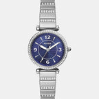 Fossil Women Round Blue watch