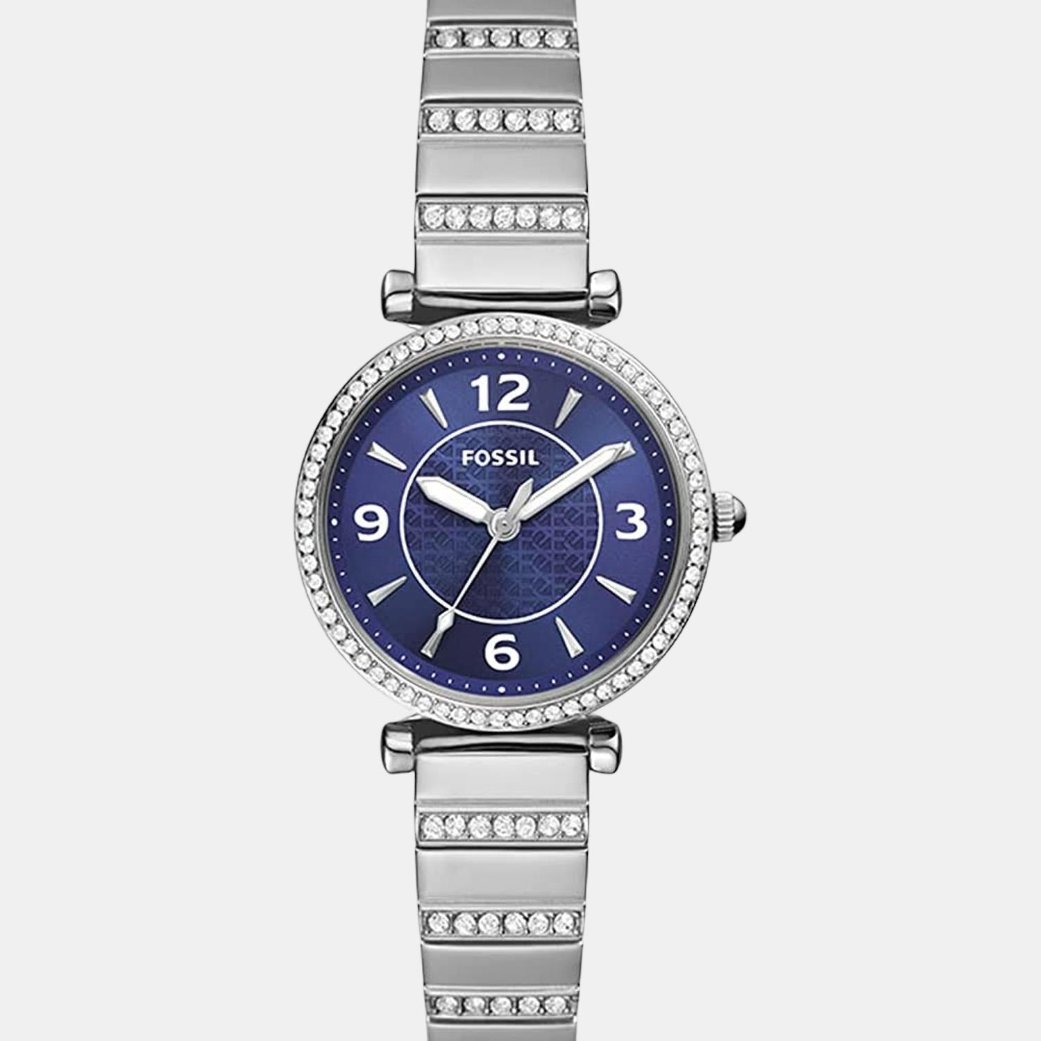 Fossil Women Round Blue watch