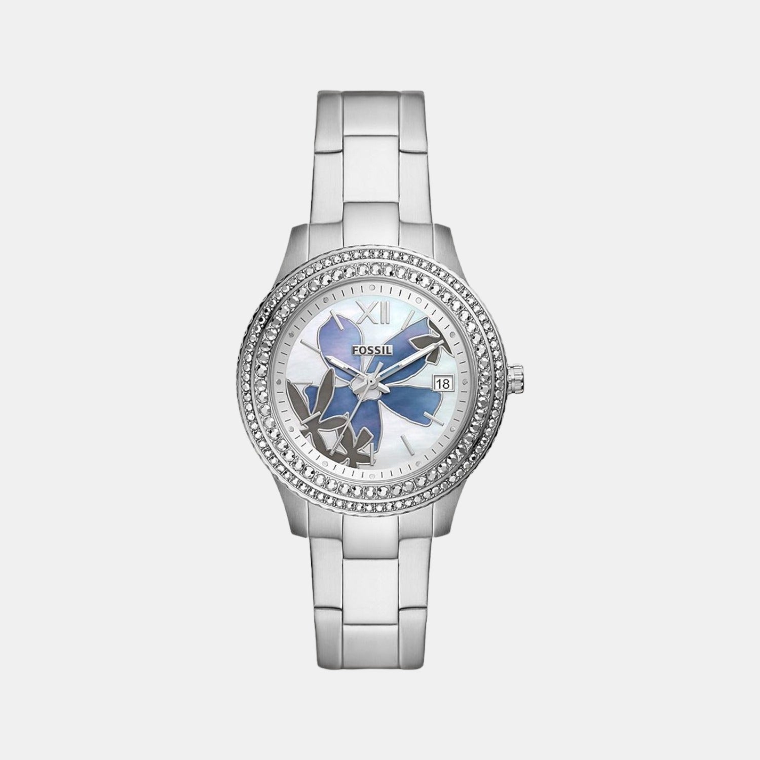 Fossil Round White Analog watch