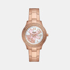 Fossil Round Two Tone Analog watch