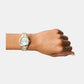 Female Silver Analog Stainless Steel Watch ES5198