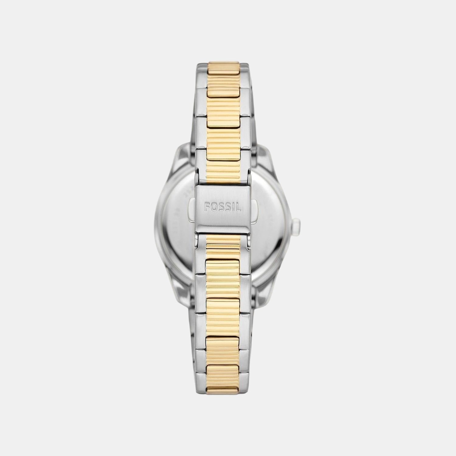 Fossil Women Round Silver watch