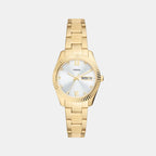 Fossil Round Silver Analog watch