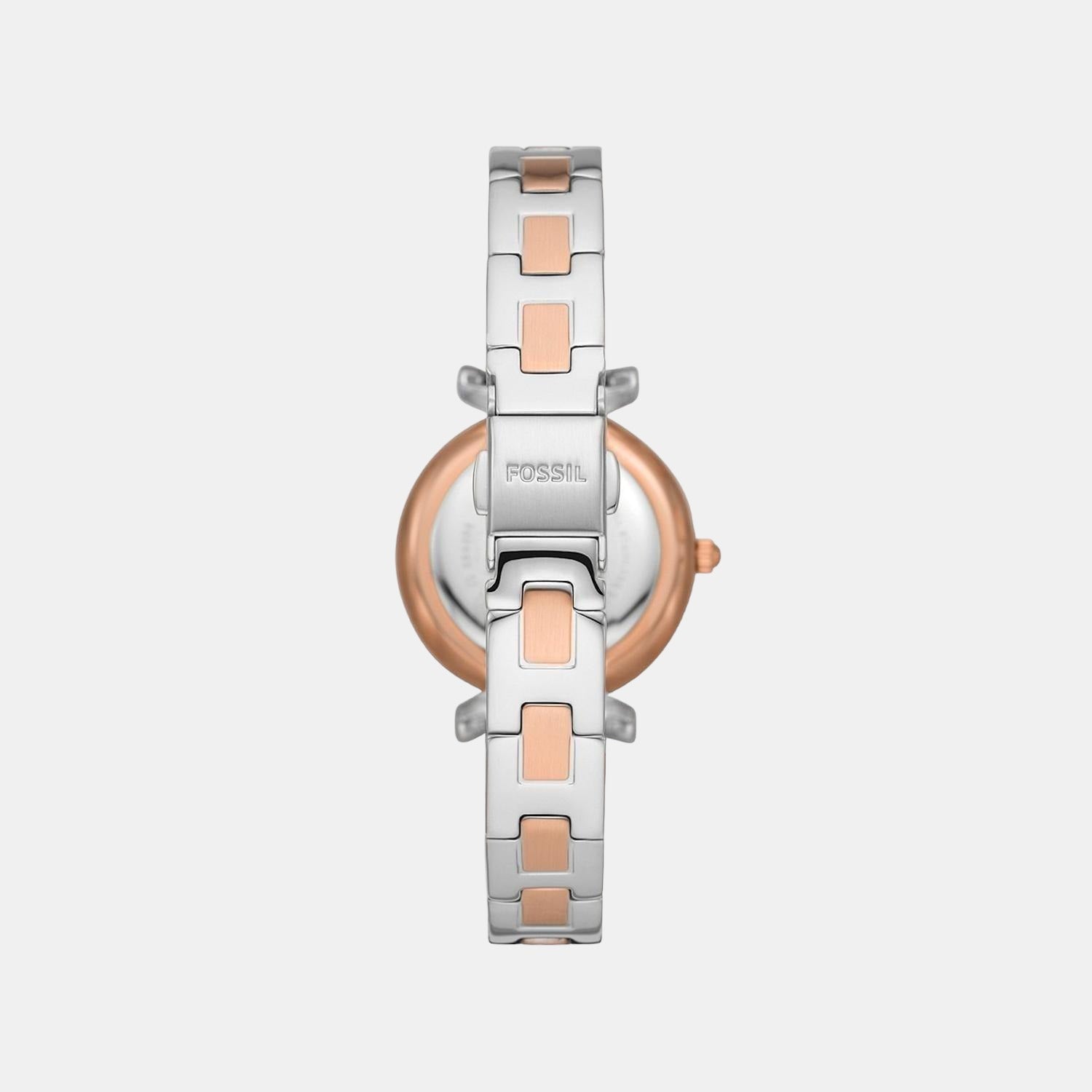 Fossil Women Round Silver watch