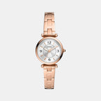 Fossil Round Silver Analog watch