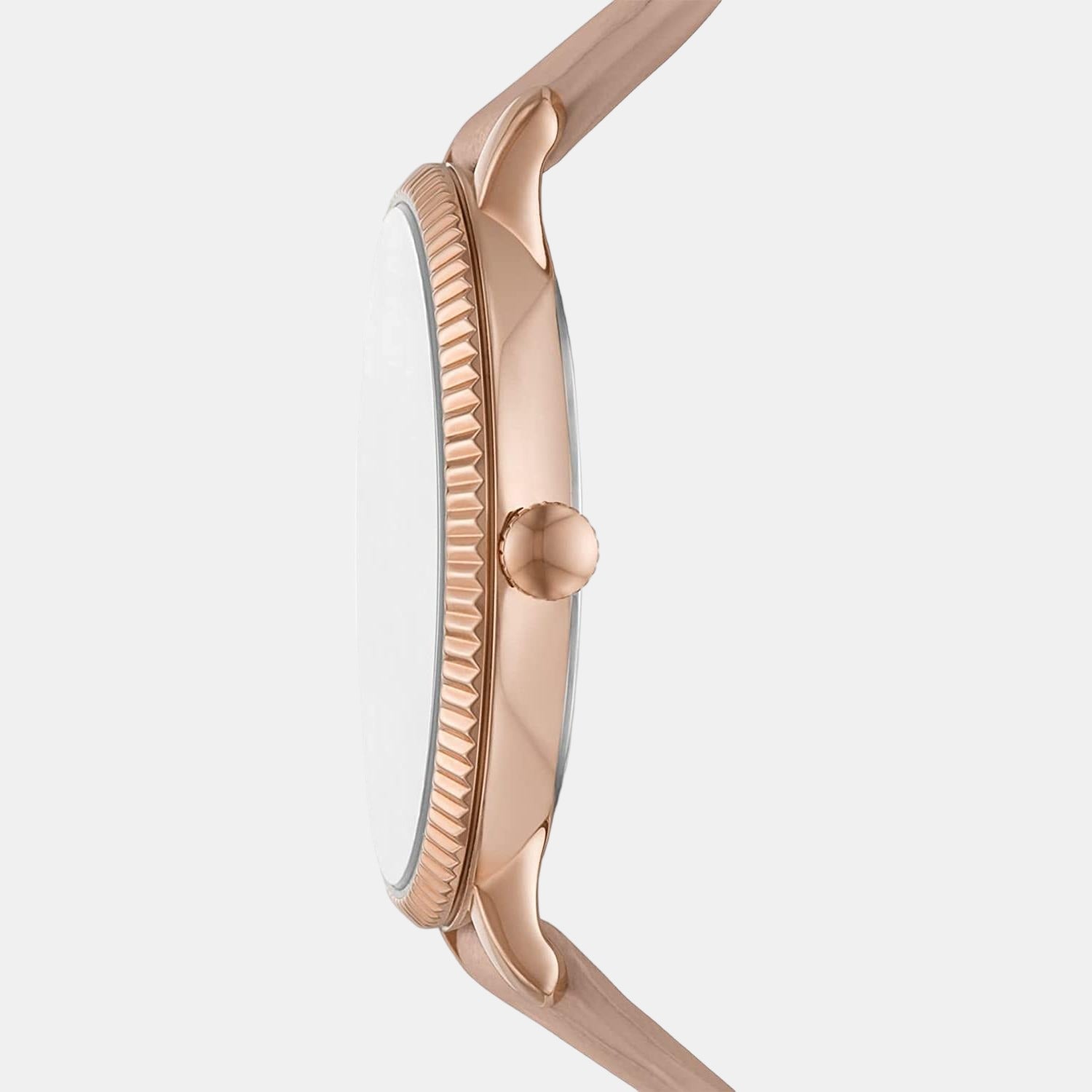 Fossil Women Round Rose Gold watch