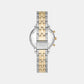 Female Silver Quartz Stainless Steel Chronograph Watch ES5216