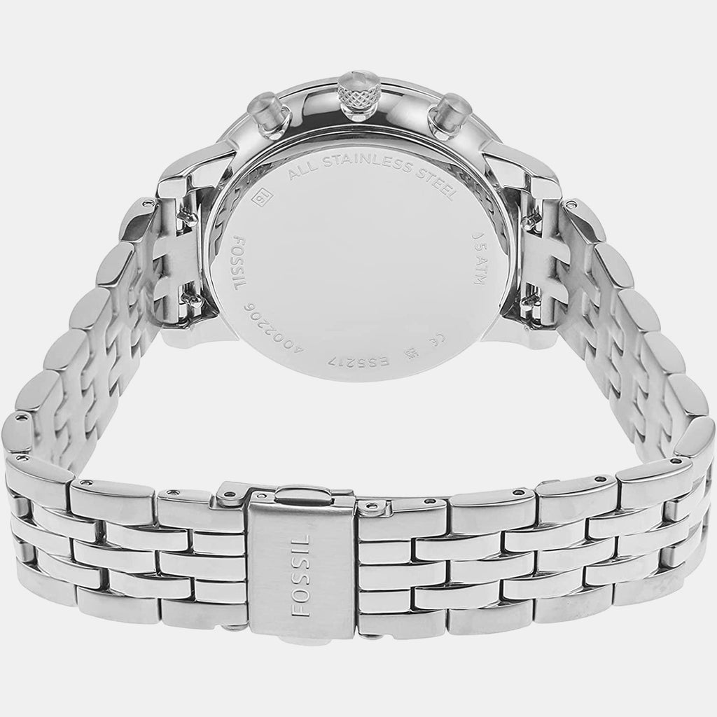 Fossil Women Round Silver watch