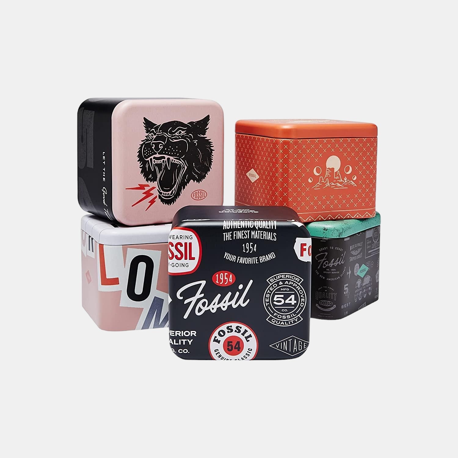 Fossil Stainless Steel Rectangular watch