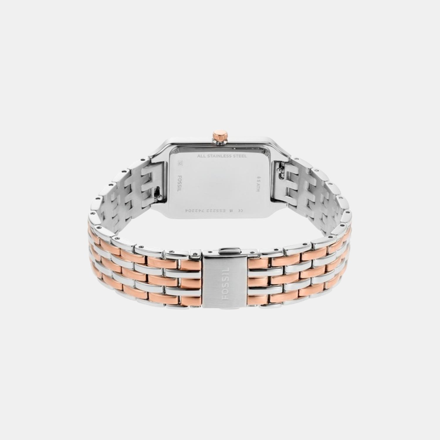 Fossil Women Rectangular Silver watch