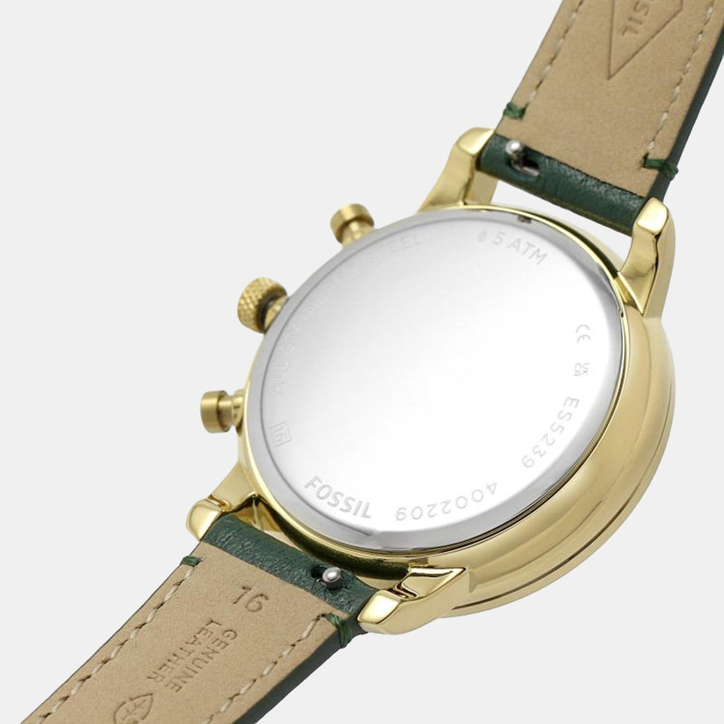 Fossil Leather Green watch