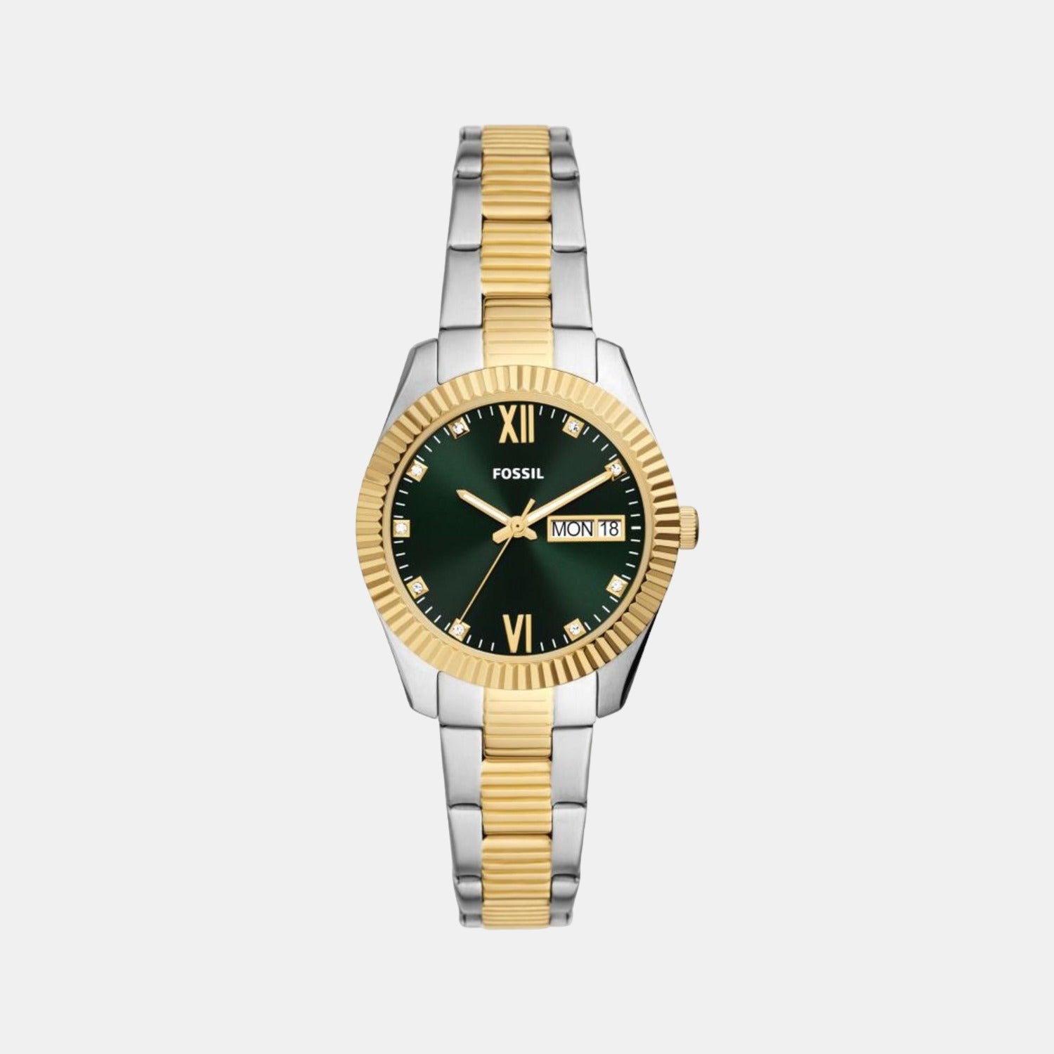 Fossil Round Green Analog watch