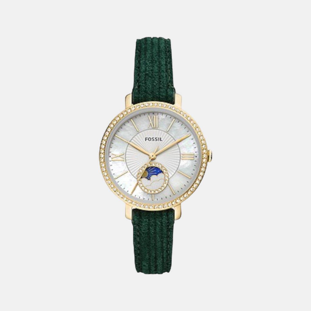 Fossil Round White Analog watch