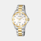 Citizen Round White Analog watch
