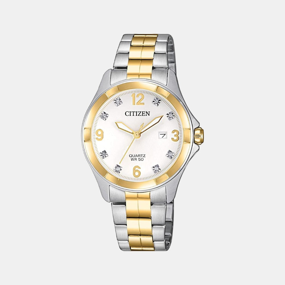 Citizen Round White Analog watch