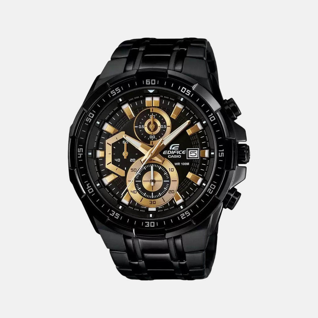 Casio Round Black Chronograph watch