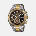 Casio Round Black Chronograph watch