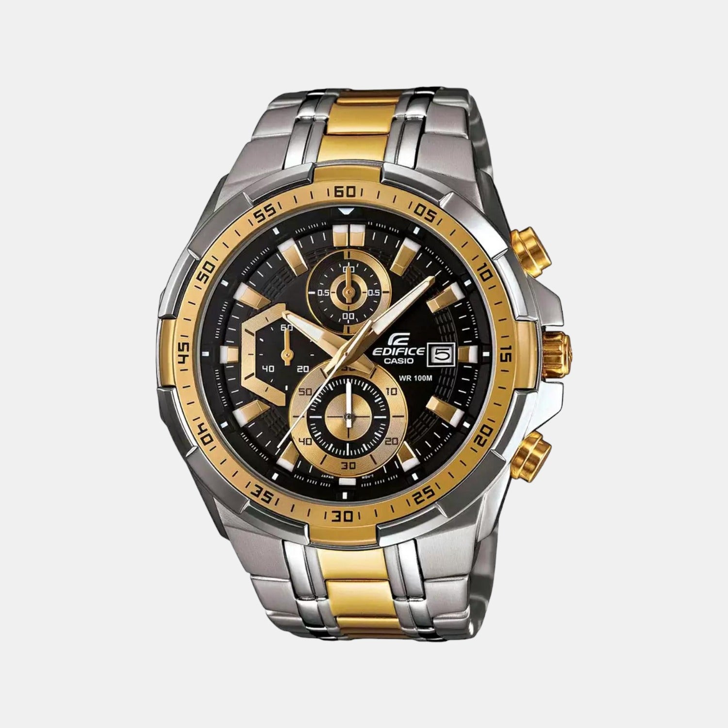 Casio Round Black Chronograph watch
