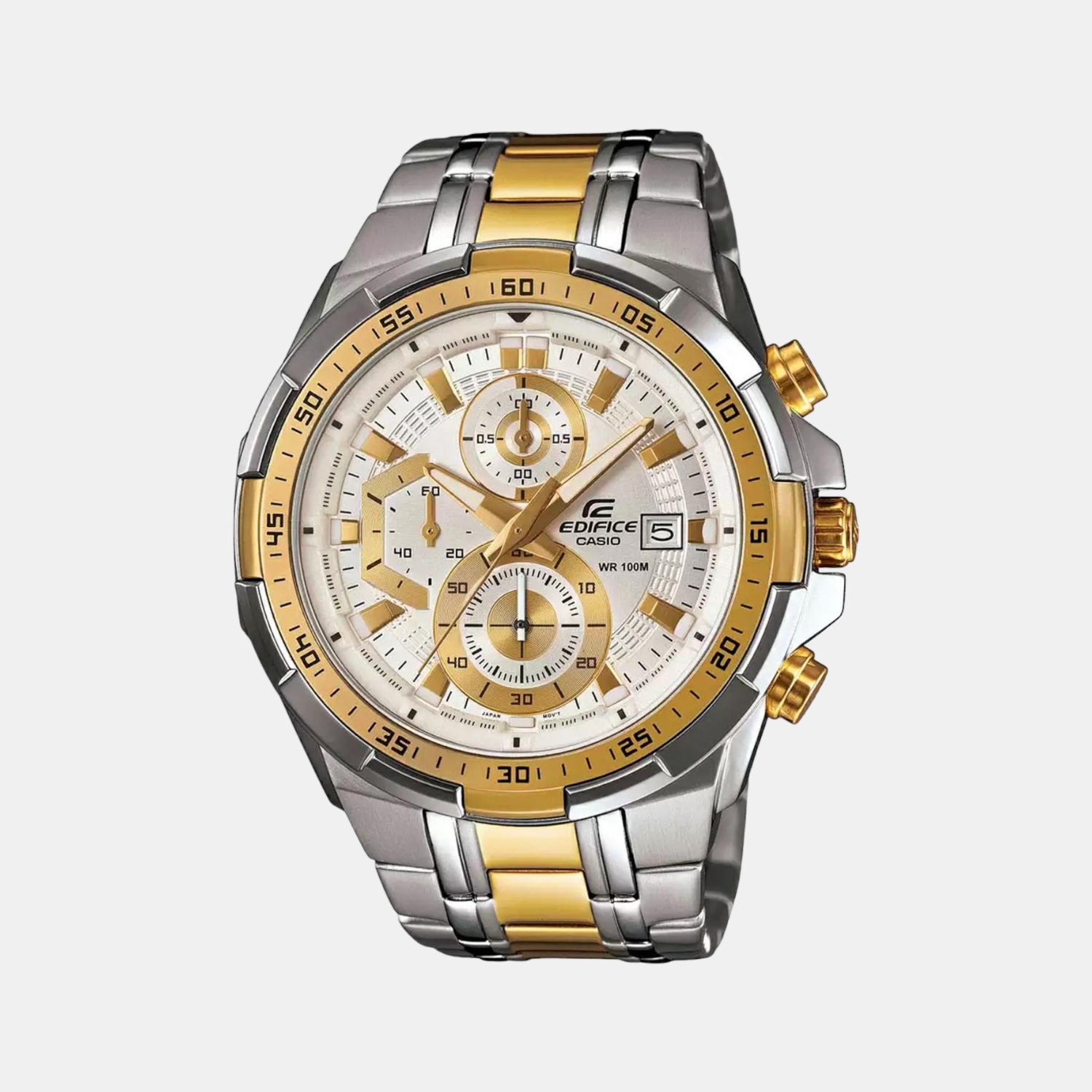 Casio Round Gold Chronograph watch