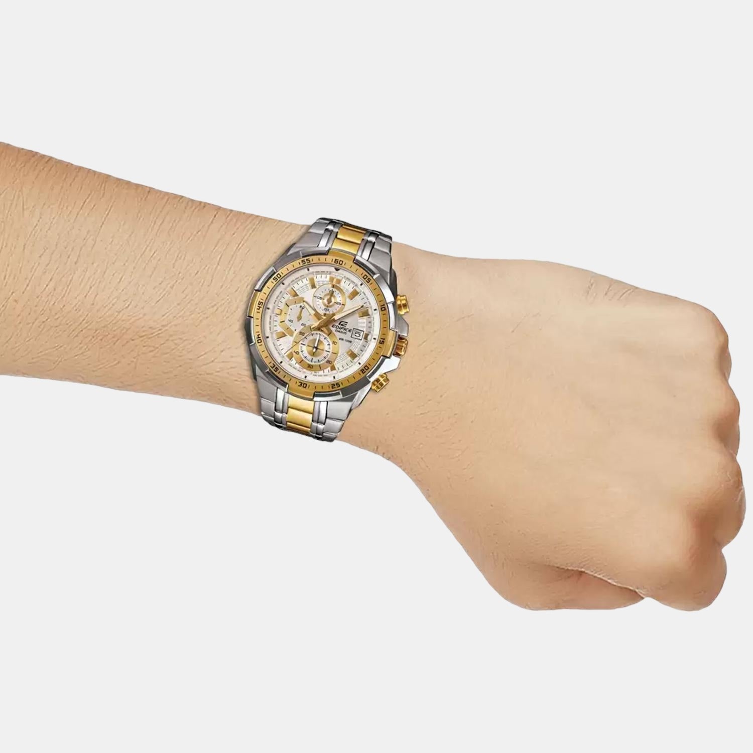 Casio Round Quartz Chronograph Men watch