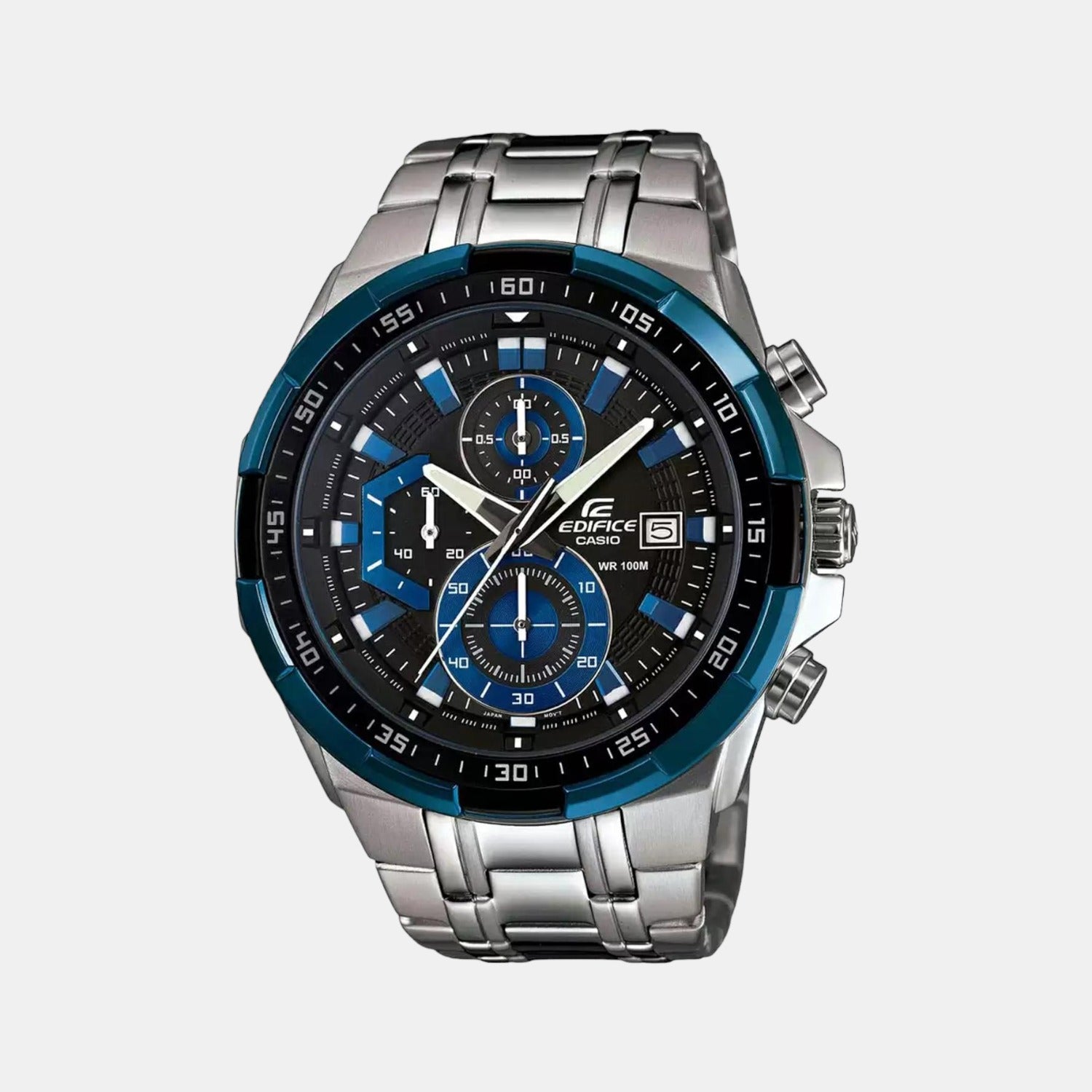 Casio Round Black Chronograph watch