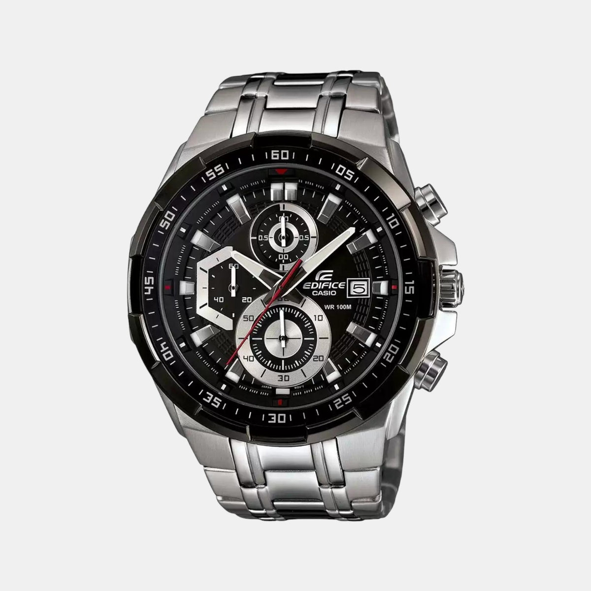 Casio Round Black Chronograph watch