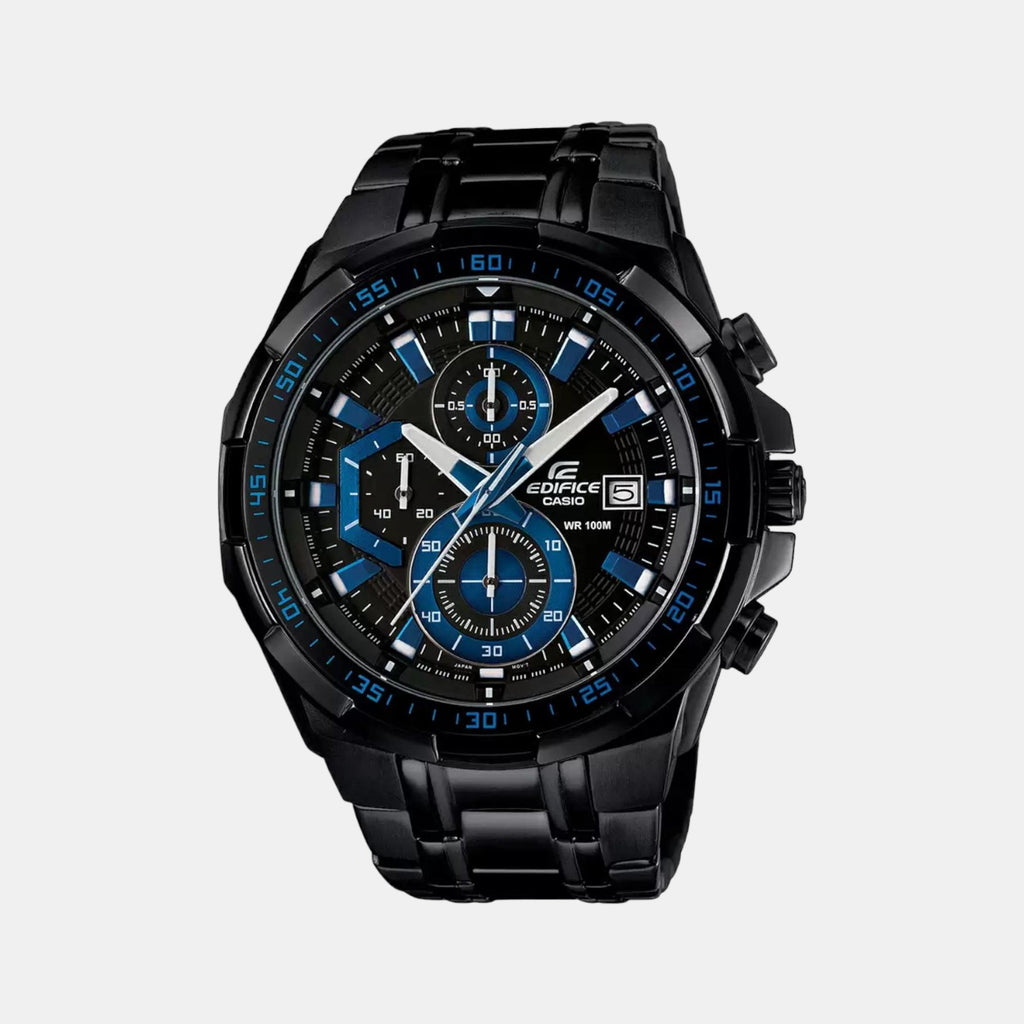 Casio Round Black Chronograph watch