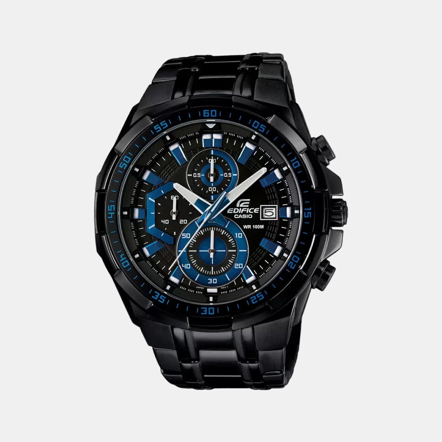 Casio Round Black Chronograph watch
