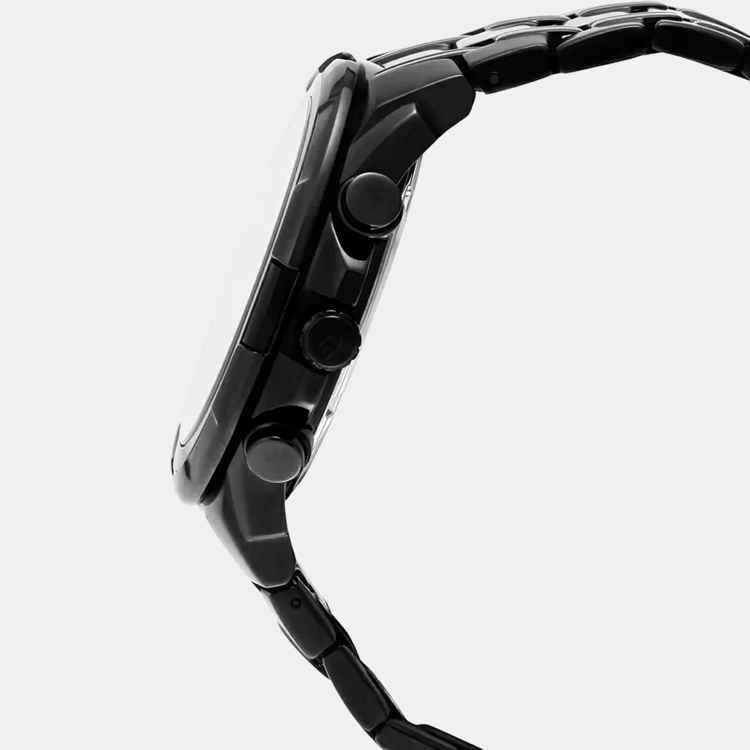 Casio Men Round Black watch