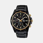 Casio Round Black Chronograph watch