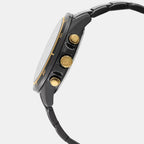 Casio Men Round Black watch