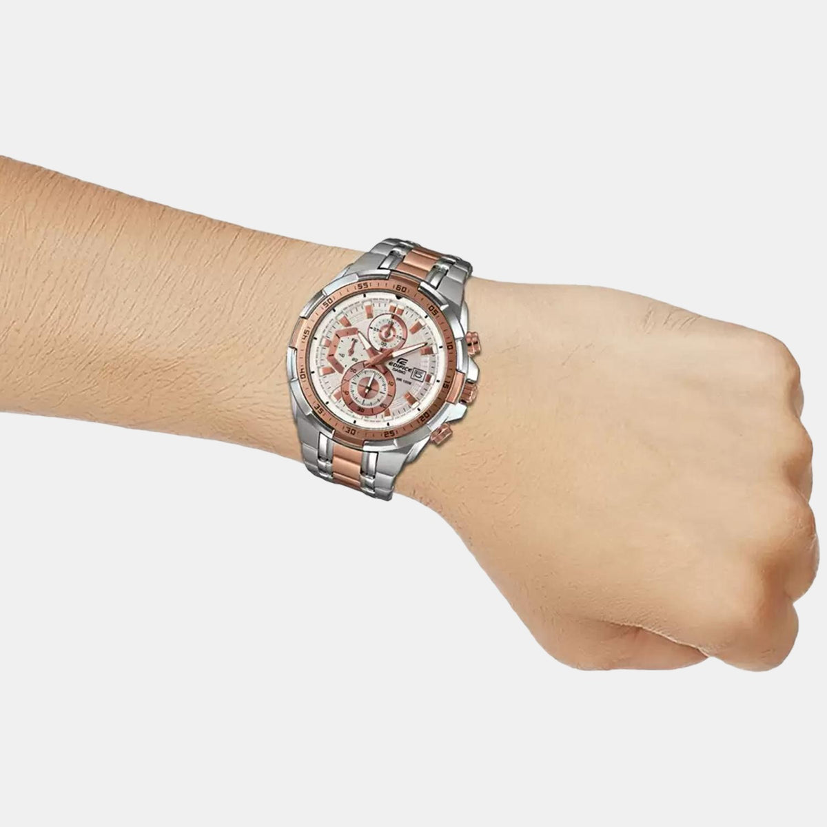Casio Round Quartz Chronograph Men watch