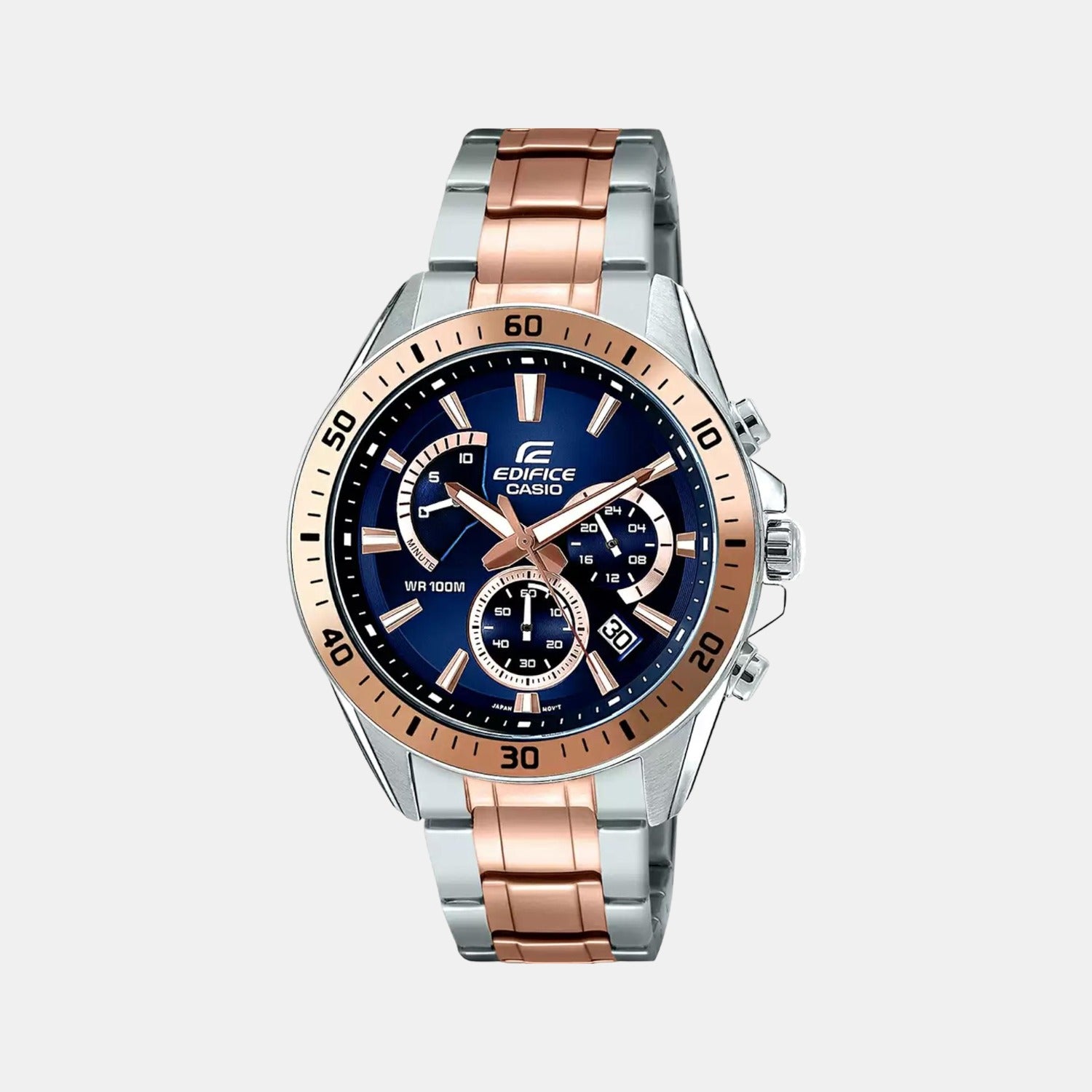 casio-stainless-steel-blue-rose-gold-analog-mens-watch-ex277