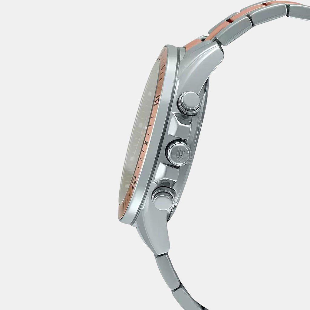 Casio Men Round Two Tone watch