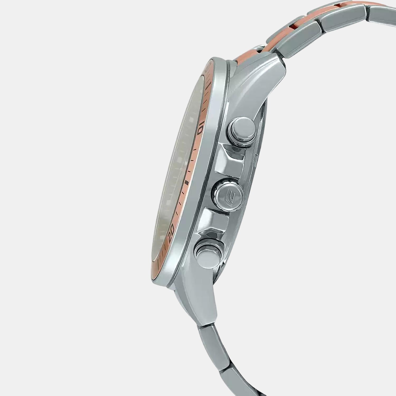 Casio Men Round Two Tone watch