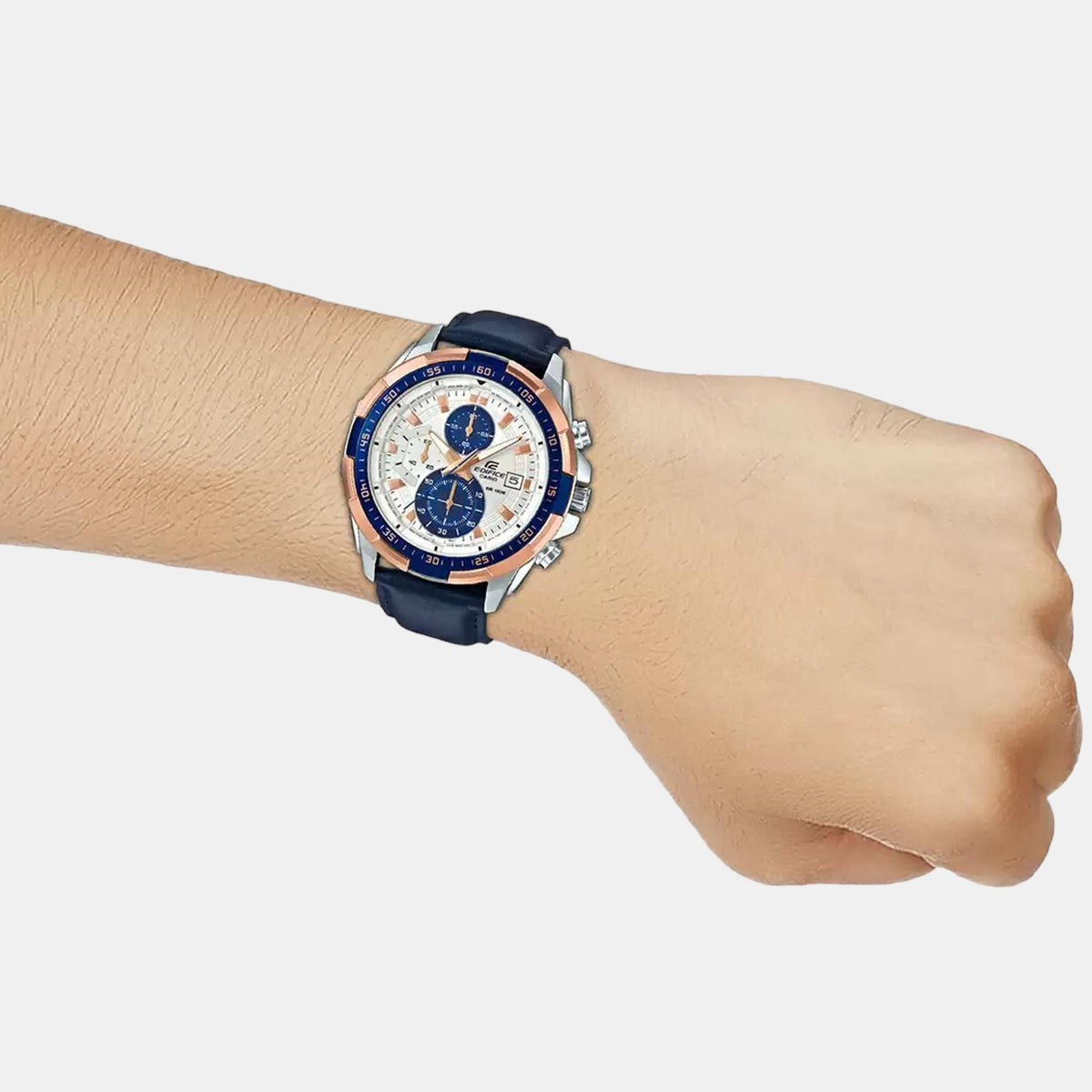 Casio Men Round Blue watch