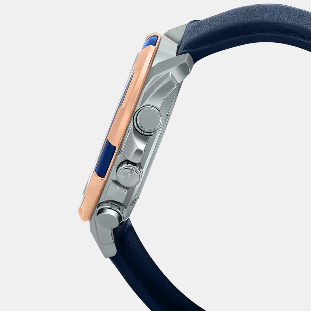 Casio Leather Blue watch