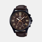 Casio Round Brown Chronograph watch