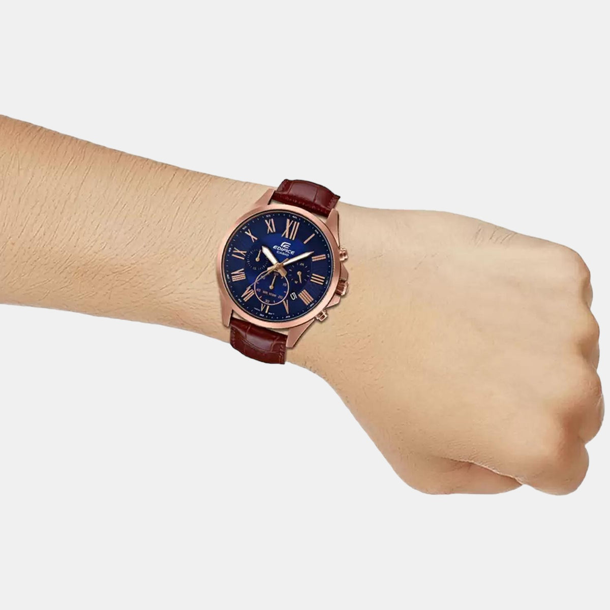 Casio Round Quartz Chronograph Men watch
