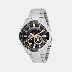 Casio Round Black Chronograph watch