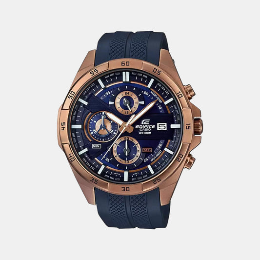 Edifice Male Resin Chronograph Watch EX386