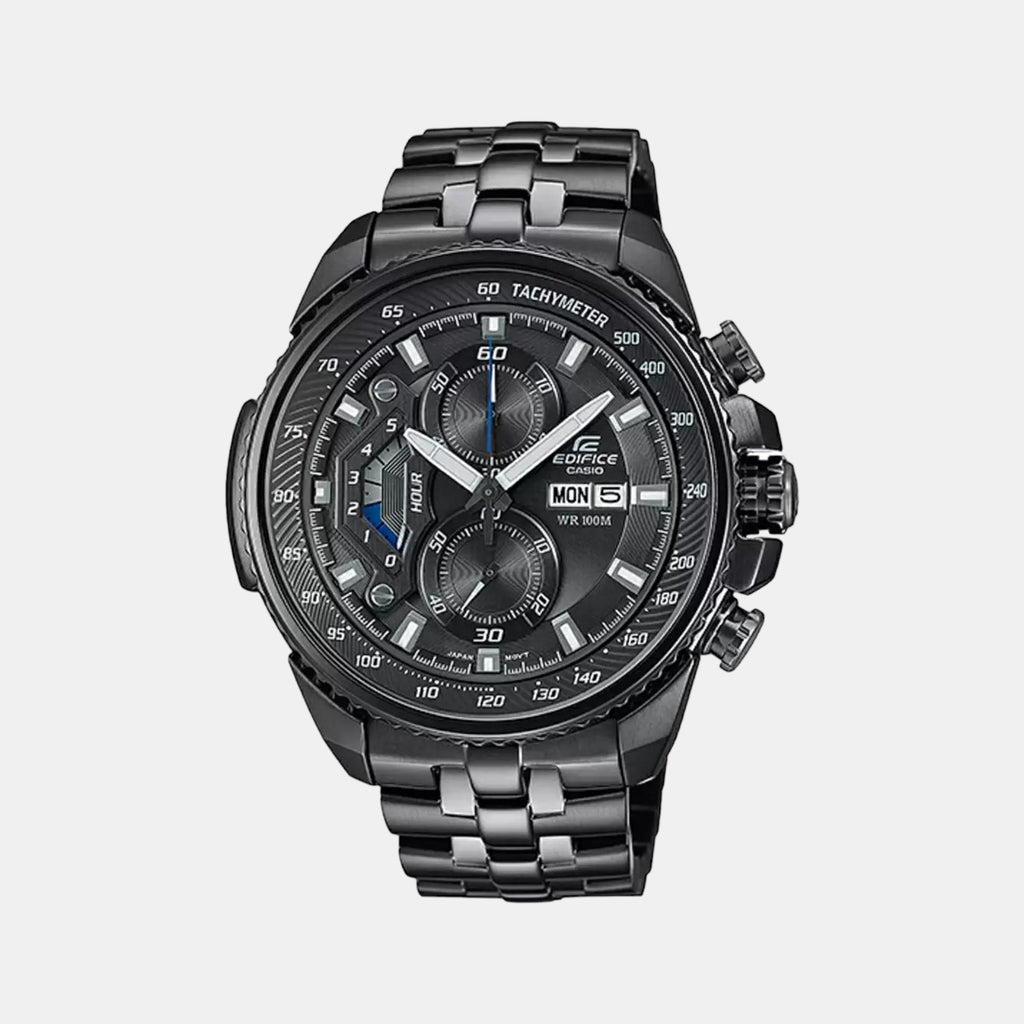 Casio Round Black Chronograph watch