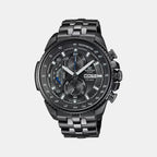 Casio Round Black Chronograph watch