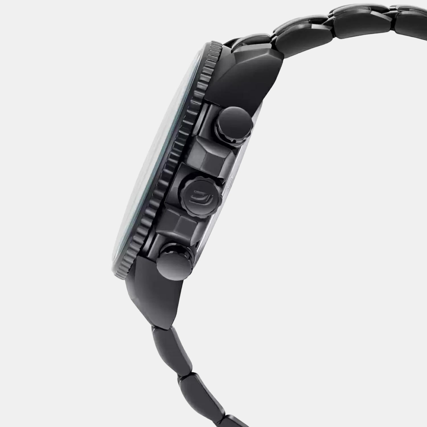 Casio Men Round Black watch