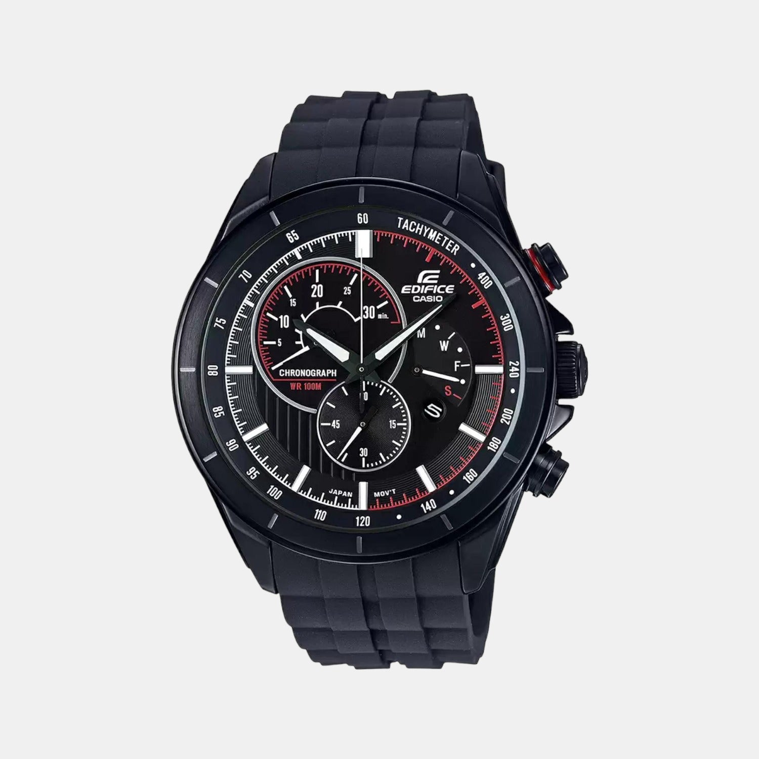 Casio Round Black Chronograph watch