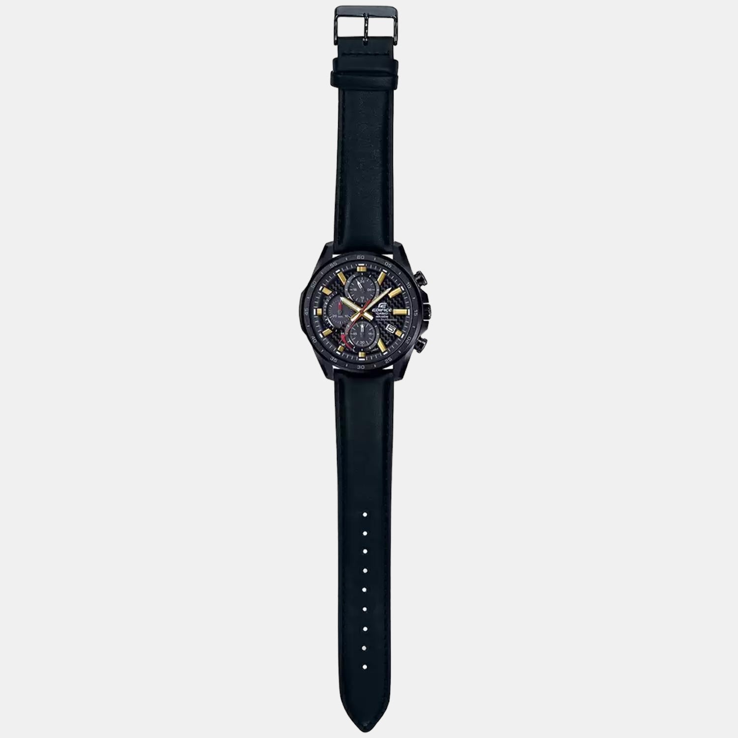 Casio Edifice Male Analog Leather Watch Casio Just In Time