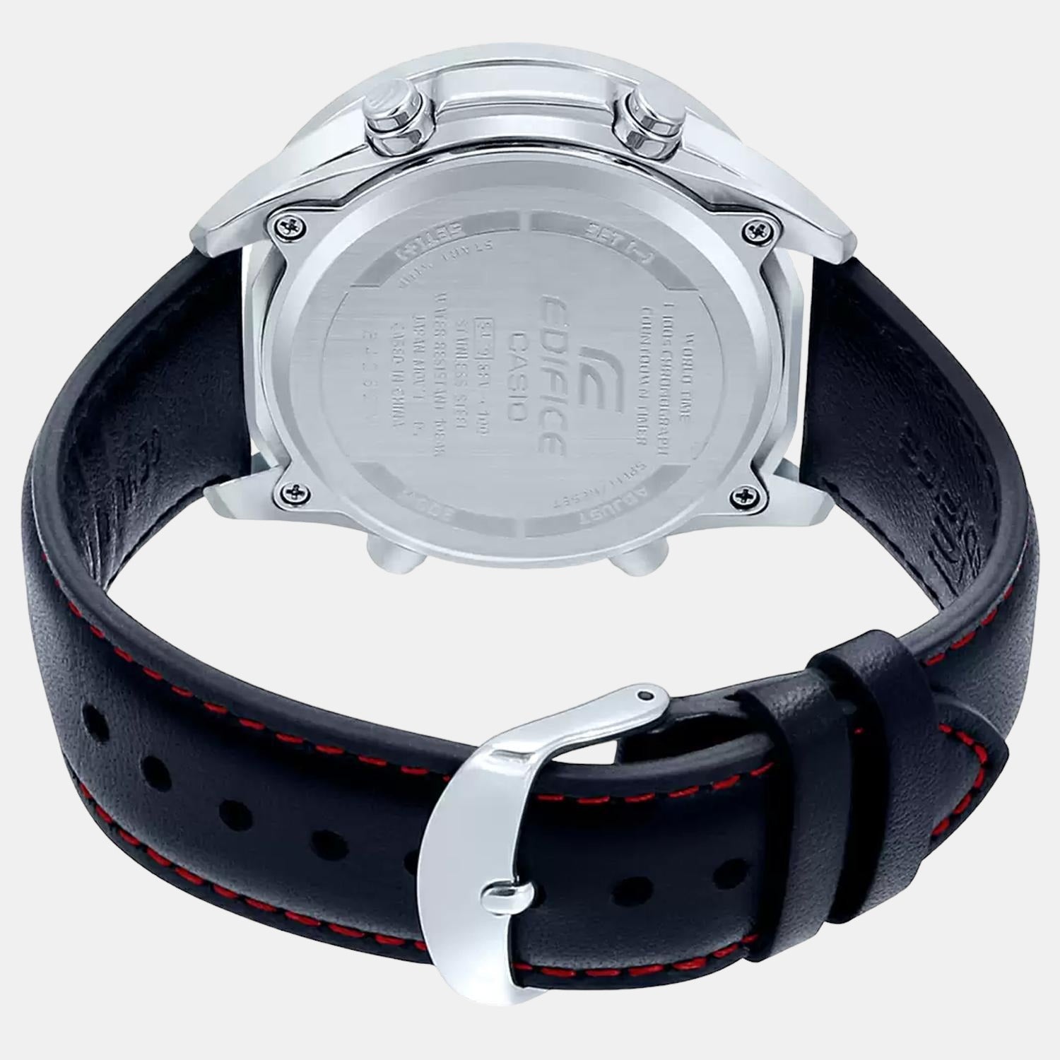 Casio Leather Black watch